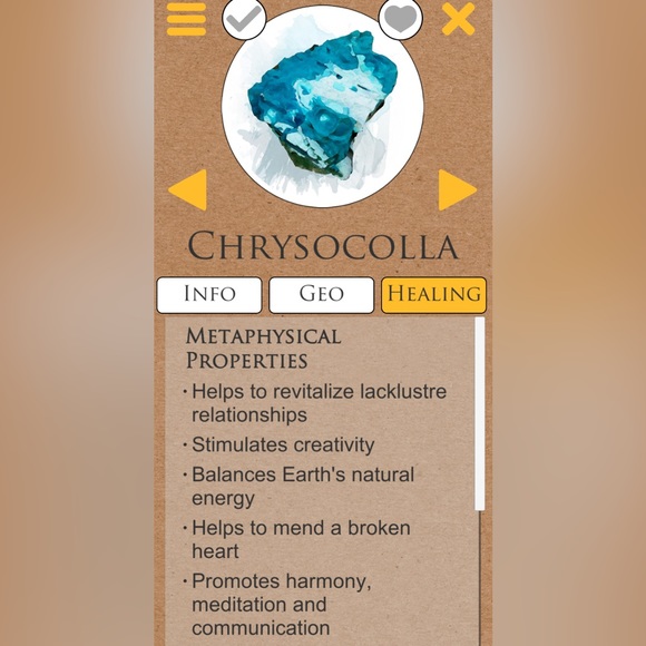 Chrysocolla copper Wrapped Crystal - Picture 2 of 2